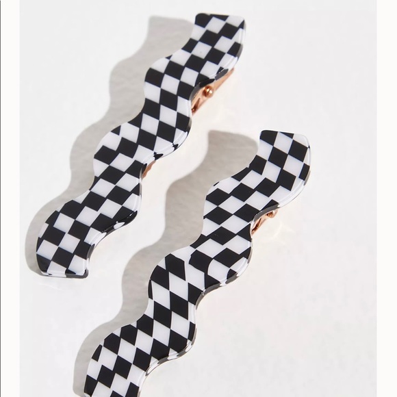 Free people check to it clip set of two - Picture 5 of 10